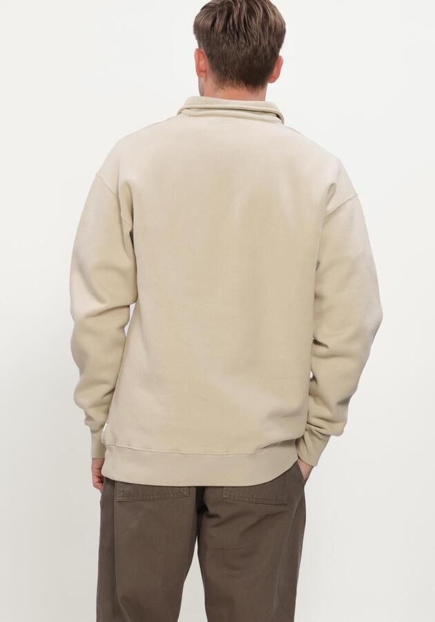 FORÉT Forét Heren Truien & Vesten Hook Half Zip Beige - Foto 3