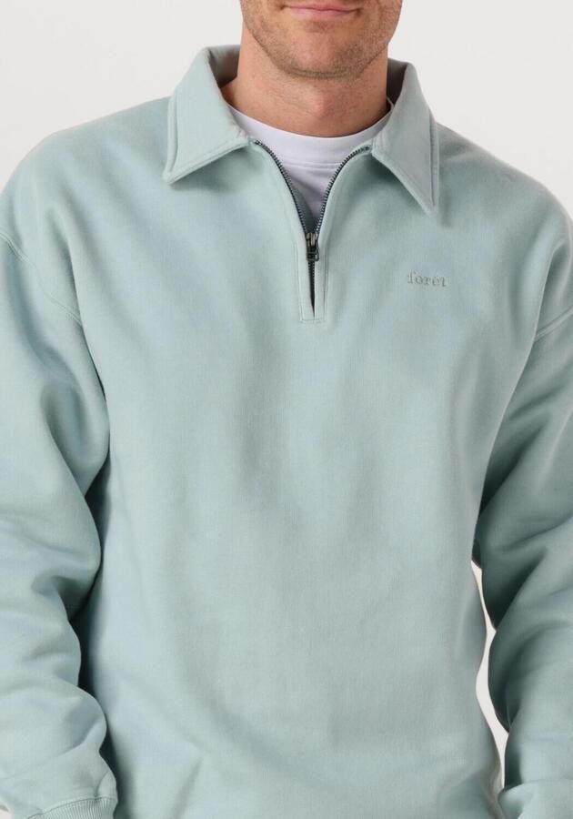 FORÉT Forét Heren Truien & Vesten Hook Half Zip Mint - Foto 2
