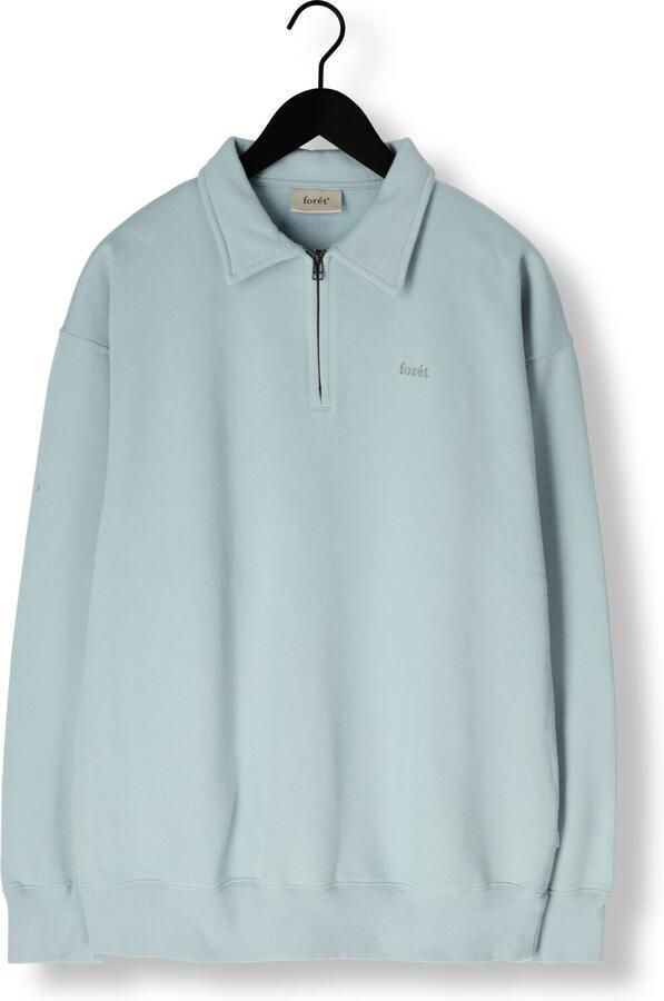 FORÉT Forét Heren Truien & Vesten Hook Half Zip Mint - Foto 4