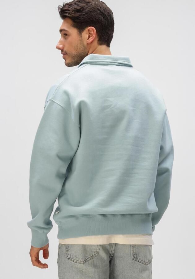 FORÉT Forét Heren Truien & Vesten Hook Half Zip Mint - Foto 2