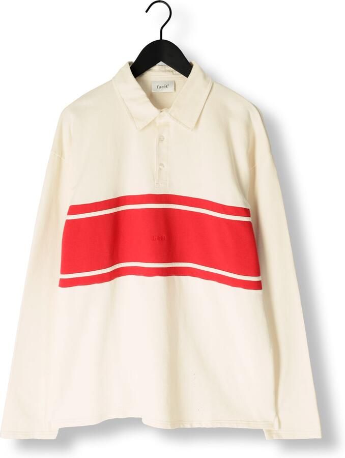 FORÉT Forét Heren Truien & Vesten Match Rugby Sweatshirt Ecru
