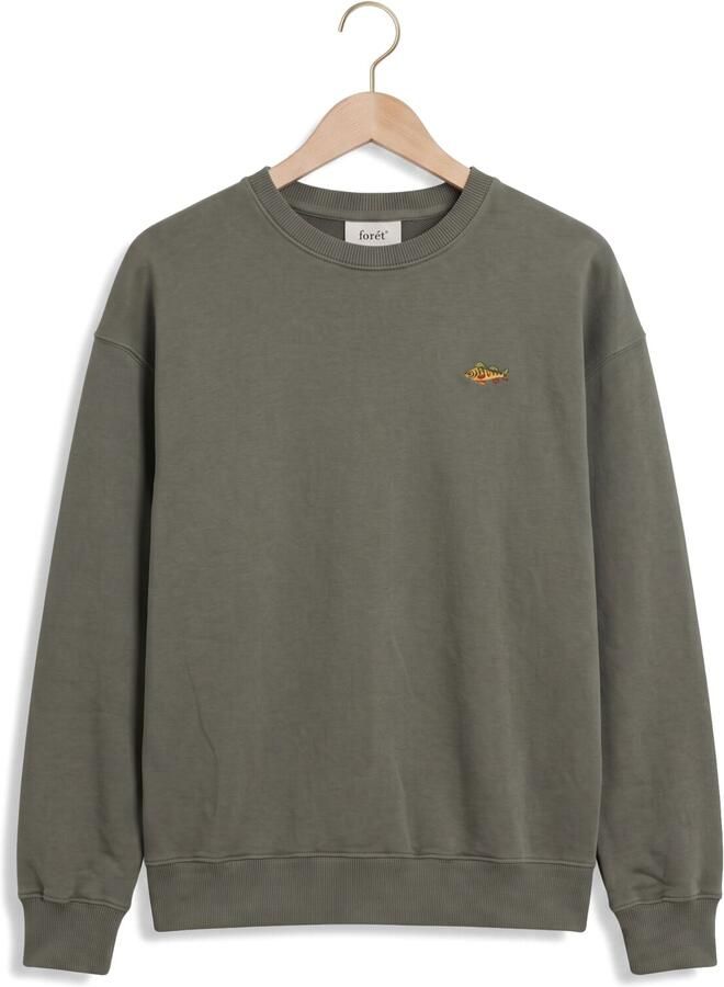 FORÉT Forét Heren Truien & Vesten Perch Sweatshirt Khaki - Foto 2