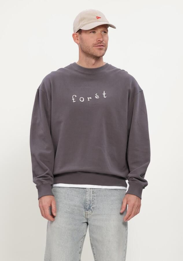 FORÉT Forét Heren Truien & Vesten Rope Sweatshirt Donkergrijs