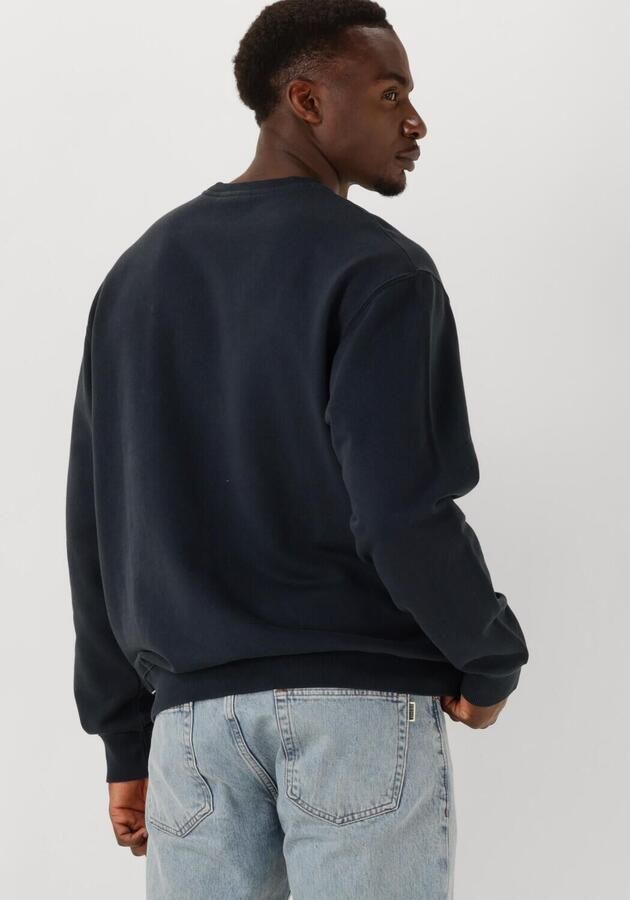 FORÉT Forét Heren Truien & Vesten Sun Embroidered Sweatshirt Donkerblauw