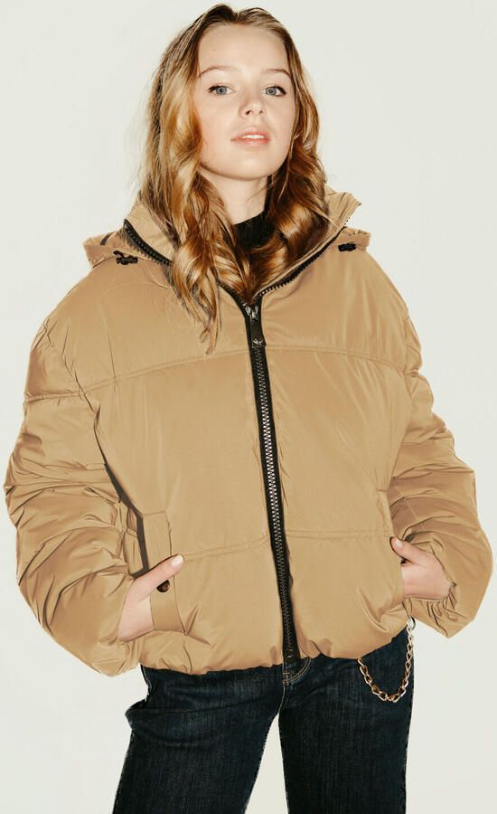 FRANKIE & LIBERTY Meisjes Jassen Puck Puffer Coat Zand - Foto 2