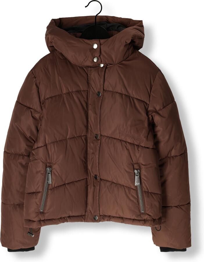 FRANKIE & LIBERTY Meisjes Jassen Tavia Perfect Puffer Bruin - Foto 3