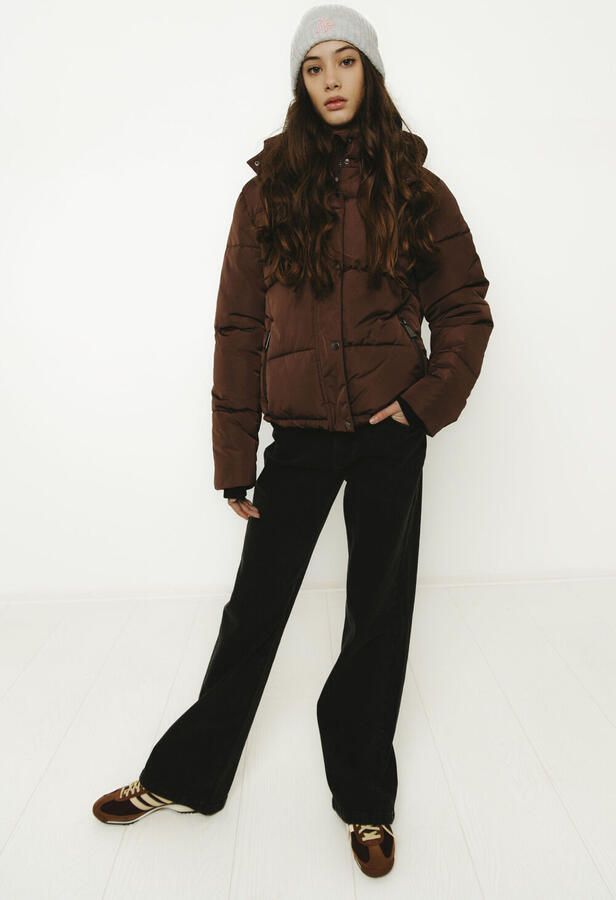 FRANKIE & LIBERTY Meisjes Jassen Tavia Perfect Puffer Bruin - Foto 2