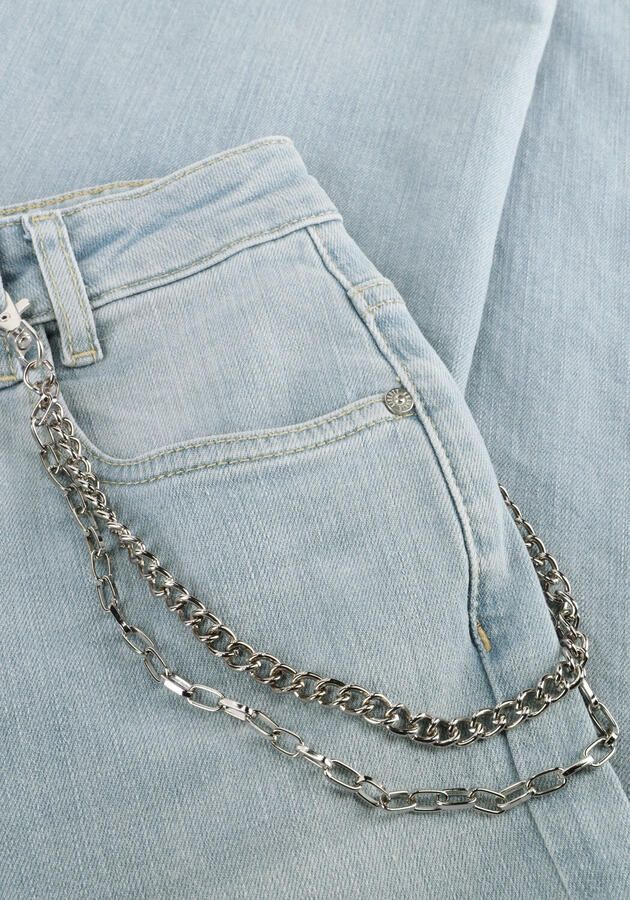 FRANKIE & LIBERTY Meisjes Jeans Frankie Straight-leg Western Yoke Lichtblauw