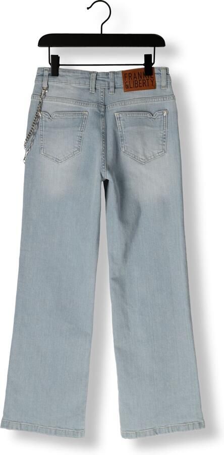FRANKIE & LIBERTY Meisjes Jeans Frankie Straight-leg Western Yoke Lichtblauw - Foto 2