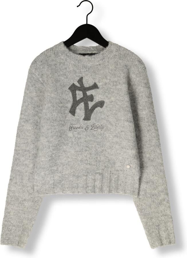 FRANKIE & LIBERTY Meisjes Truien & Vesten Toyah Ny Sweater Lichtgrijs - Foto 3