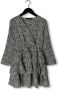 Frankie&Liberty jurk Helen met all over print zwart wit - Thumbnail 1
