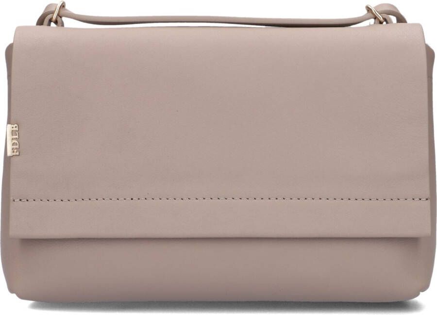 Fred de la Bretoniere Taupe Crossbody Schoudertas Stijlvol Ontwerp Beige Dames