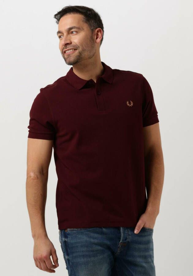 Fred Perry Rood poloshirt korte mouw Red Heren