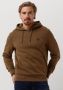 Fred Perry Camel Sweater Tipped Hooded Sweatshirt - Thumbnail 1