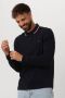 FRED PERRY Heren Polo's & T-shirts Twin Tipped Shirt Long Sleeve Donkerblauw - Thumbnail 1