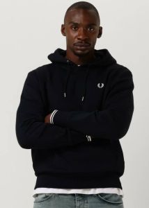 Fred Perry Tipped Hooded Sweatshirt M2643 Blauw Heren
