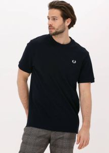 Fred Perry Donkerblauwe T-shirt Pocket Detail Pique Shirt