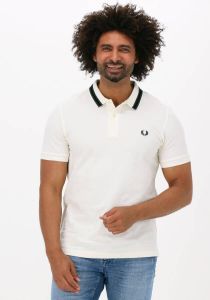 Fred Perry Gebroken Wit Polo Medal Stripe Polo Shirt