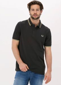 Fred Perry Grijze Polo Twin Tipped Shirt