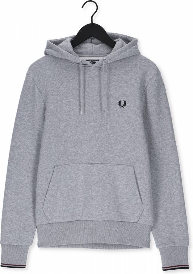 FRED PERRY Heren Truien & Vesten Tipped Hooded Sweatshirt Grijs