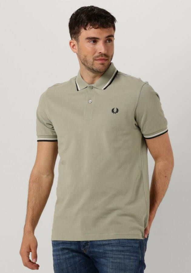 FRED PERRY Heren Polo's & T-shirts Twin Tipped Shirt Groen