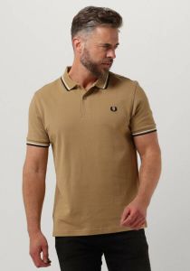 Fred Perry Polo M3600 Beige Bruin Heren