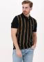 Fred Perry Zwarte Polo Textured Stripe Polo Shirt - Thumbnail 1