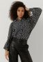 Freebird blouse Kendall met all over print donkerblauw - Thumbnail 1