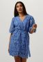 Freebird semi-transparante kanten jurk Leora met ceintuur blauw - Thumbnail 1