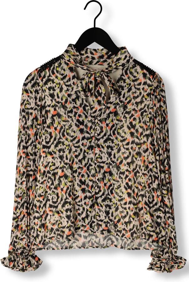 Freebird Kleurrijke Bibian Bow Blouse Multicolor Dames - Foto 3