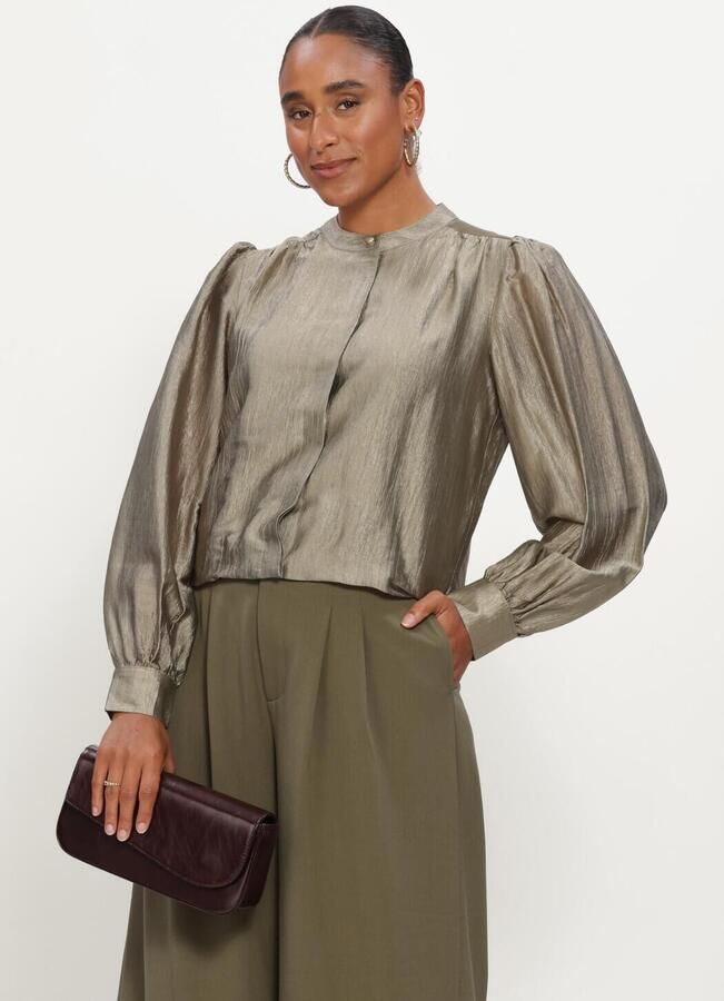 FREEBIRD Dames Blouses Bomber Brons