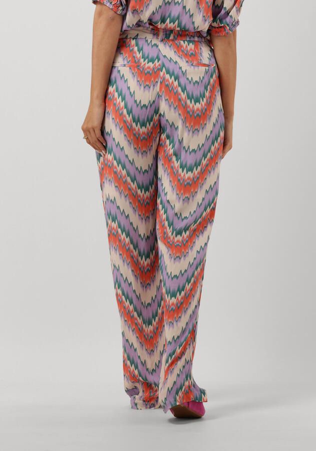 FREEBIRD Dames Broeken Wv-aop-crinkle-vis-23-1.1 Paars