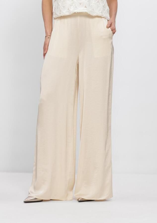 FREEBIRD Dames Broeken Wv-satin-air-26-1 Creme