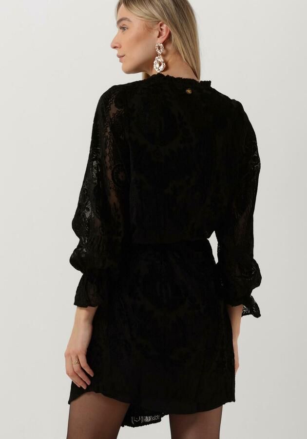 Freebird Akkie Jurk Zwarte Mini Jurk Black Dames