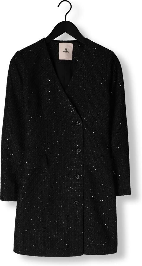 Freebird Elegante Blazerjurk met Decoratieve Knopen Black Dames - Foto 2