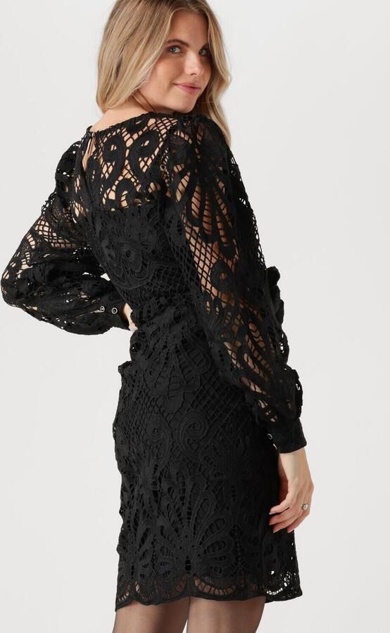 Freebird Elegante gehaakte jurk met riem Black Dames - Foto 2