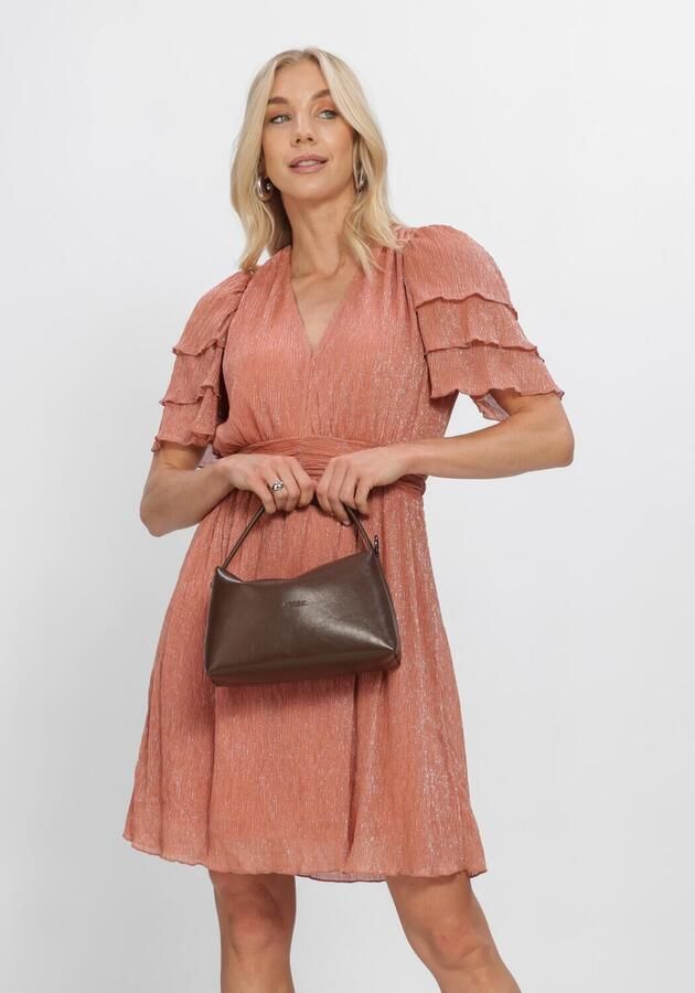 FREEBIRD Dames Jurken F-jer-plisse-lurex-26-2 Roze