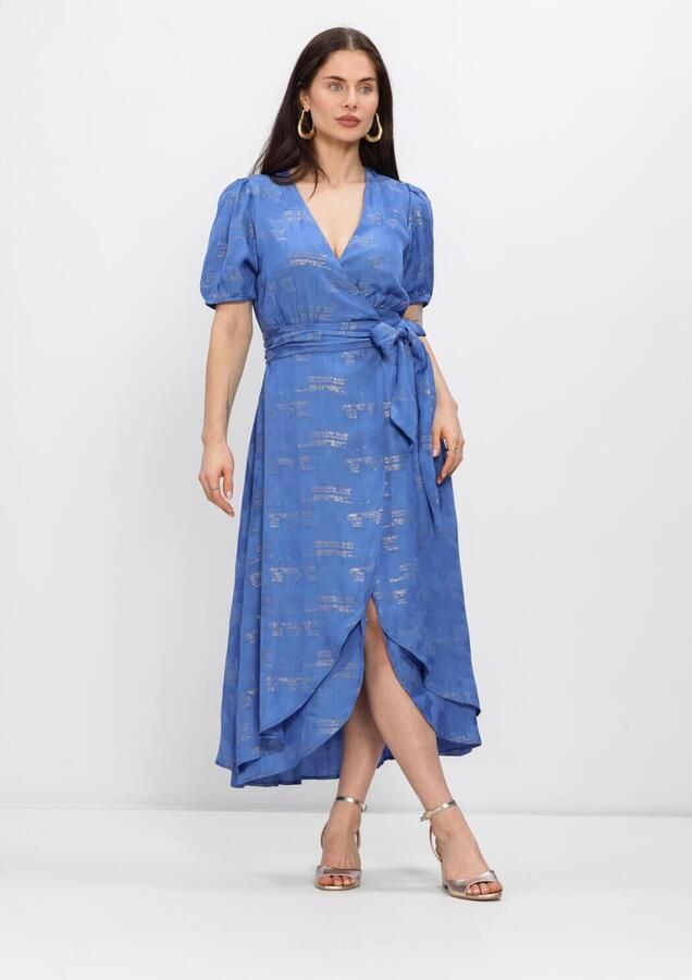 FREEBIRD Dames Jurken F-wv-jac-flow-lurex-26-1 Blauw