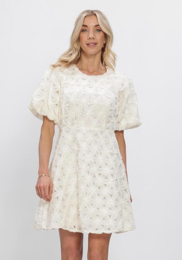 FREEBIRD Dames Jurken Wv-3d-voile-flower-26-1 Gebroken Wit