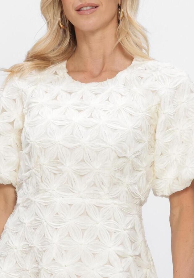 FREEBIRD Dames Jurken Wv-3d-voile-flower-26-1 Gebroken Wit - Foto 3