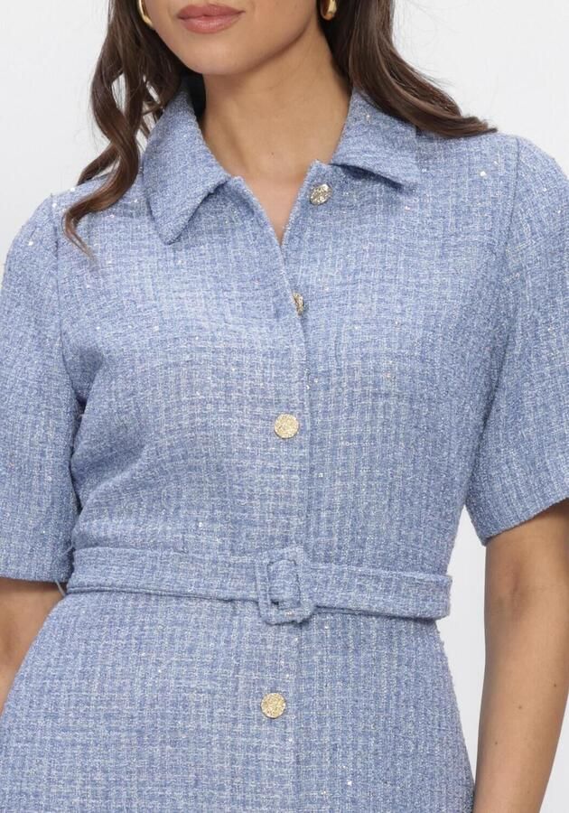 FREEBIRD Dames Jurken Wv-boucle-thin-26-1 Lichtblauw - Foto 3