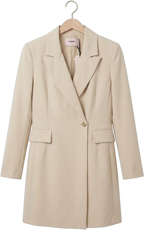 FREEBIRD Dames Jurken Wv-heavy-vi-blend-26-1 Creme - Foto 4