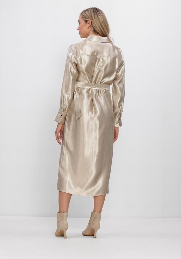 FREEBIRD Dames Jurken Wv-shiny-twill-vis-26-1 Goud - Foto 2