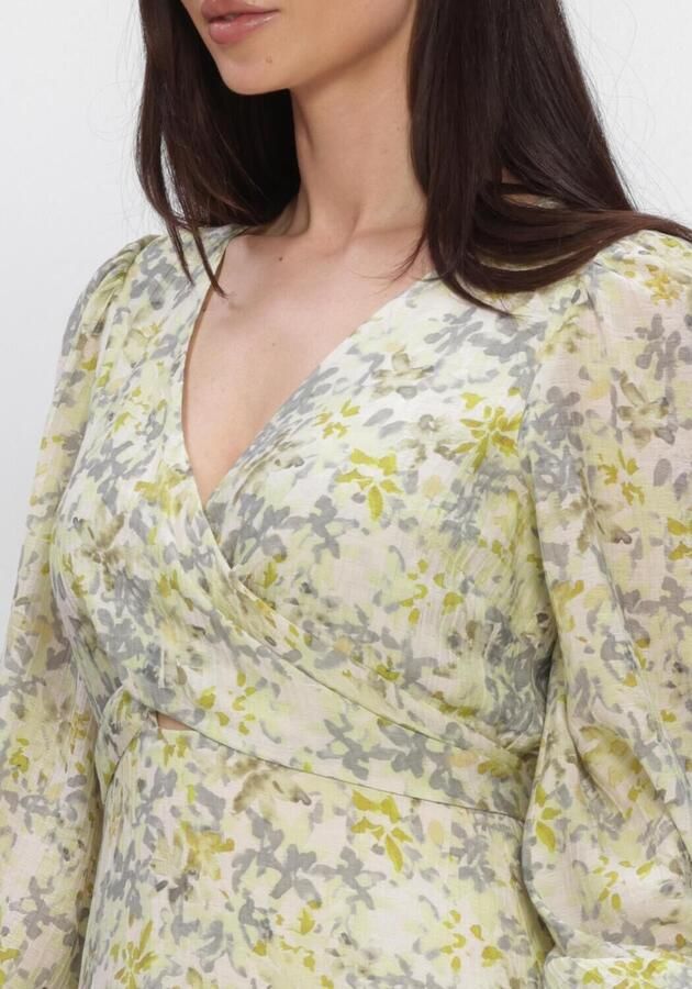 FREEBIRD Dames Jurken Wv-vis-poly-flower-26-1 Creme - Foto 3
