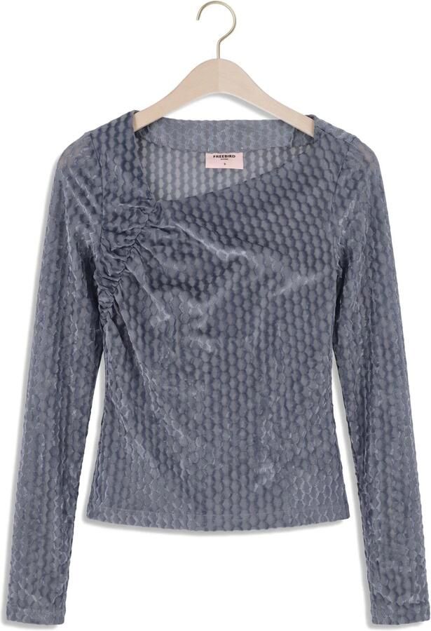 FREEBIRD Dames Tops & T-shirts Tamina Blauw - Foto 4