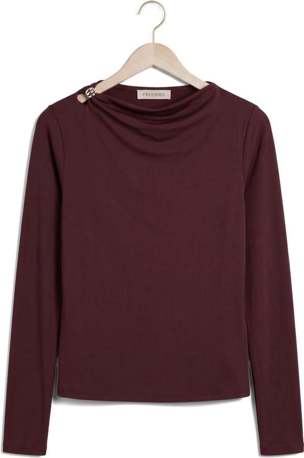 FREEBIRD Dames Tops & T-shirts Tana Bordeaux - Foto 4