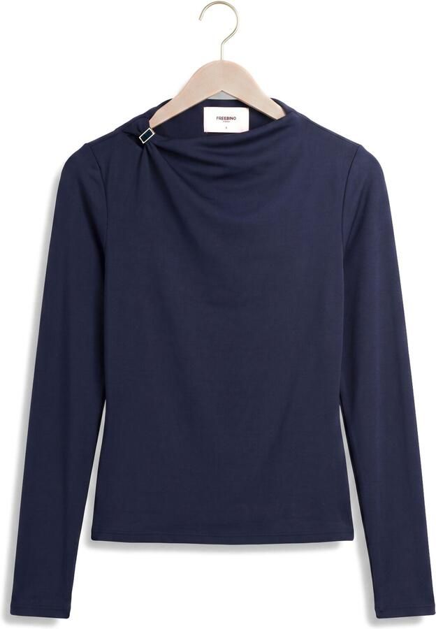 FREEBIRD Dames Tops & T-shirts Tana Donkerblauw - Foto 3