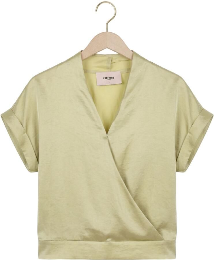 FREEBIRD Dames Tops & T-shirts Wv-satin-air-26-1 Groen - Foto 2