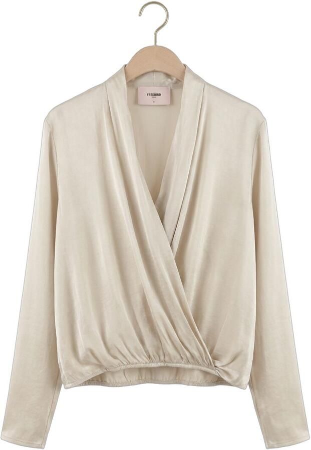 FREEBIRD Dames Tops & T-shirts Wv-vis-satin-str-26-1 Creme - Foto 4