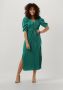 Freebird plissé jurk Gayla met ceintuur groen - Thumbnail 1